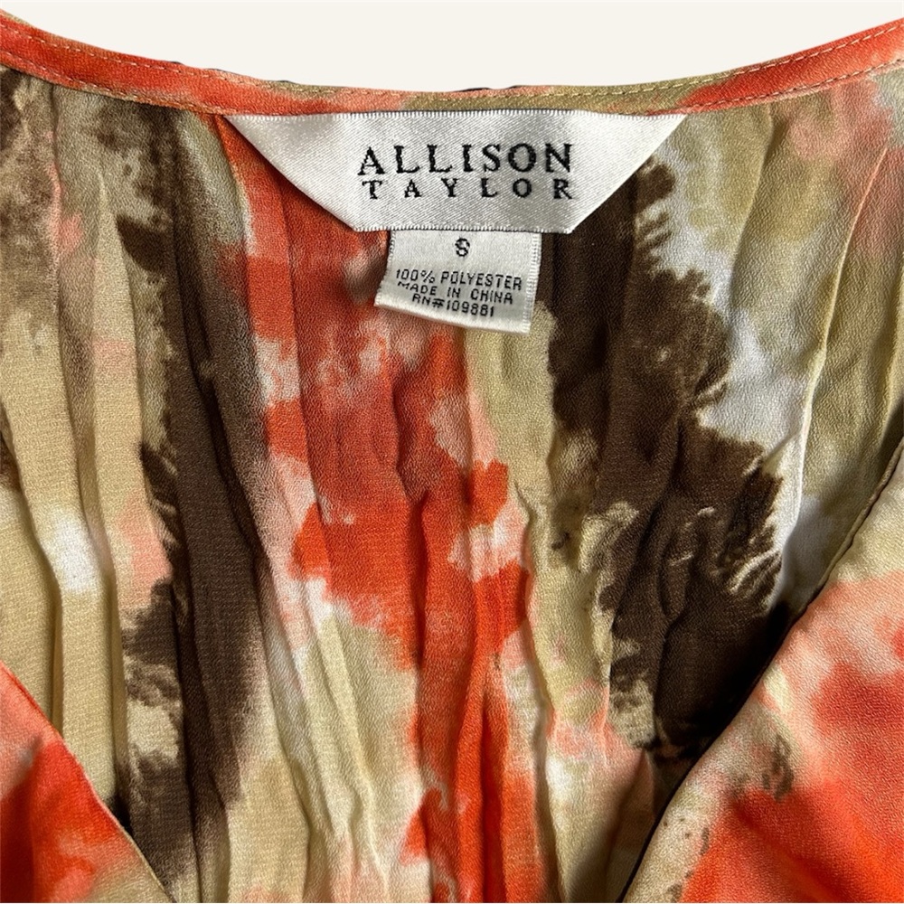 Y2K Multicolor Ruffle Blouse - Picture 4 of 4